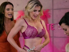 One Night of Pure Pleasure: Silvia Saige, Rachael Cavalli & Becky Bandini's Big Tits, Hairiness & MILF action