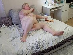 Neighbor Zona901 shows off her curves while playing with her hairy pussy and sex toys