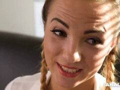 Anal inspectors need to psycho-anal-ize hot schoolgirl Kristy Black's ass