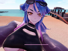 manga porn three dimensional - Mako na praia 2 - Monster chick Island