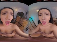 아시안, 오랄섹스, 입에 사정, 사정 샷, 마사지, 현실, 태국인, 젖가슴