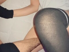 Teen Irani goes for a foot job and a seductive suck off