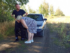 Amateur, Belle grosse femme bgf, Sucer une bite, Couple, Éjaculer dans la bouche, Mature, De plein air