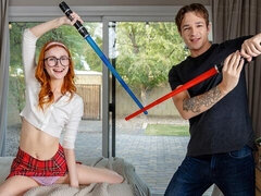 18 años, Mamada, Estilo perrito, Tetas naturales, Coño, Pelirrojo, Adolescente, Tetas