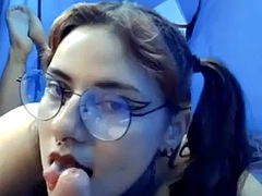 Yes, she is my stepsister and she sucks my dick in the tent..