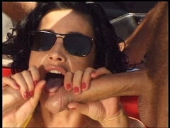 Grosser schwanz, Grosse titten, Blasen, Doppelpenetration, Hardcore, Milf, Flotter dreier, Vintage