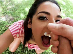 Amateur, Noire, Couple, Tir de sperme, En levrette, Faciale, Hard, Public