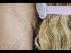 While the Best Friend Was Not at Home Fucked His Submissive Wife in a Deep Throat