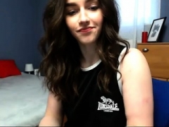 Amateur, Brunette brune, Masturbation, Adolescente, Webcam