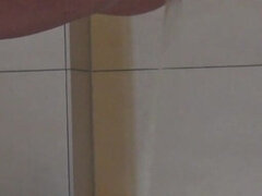 Bagno, Pisciando, Studente