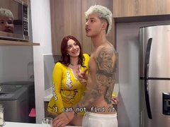 Hot Colombian MILF Carla Morelli takes big cock in doggy style - creampie & cum drinking