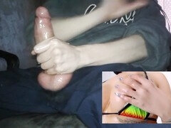 Amateur, Grosse bite, Pieds, Branlette thaïlandaise, Masturbation, Maigrichonne, Solo, Spandex