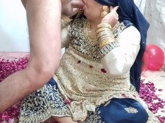 Indian couple's first wedding night together