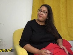 Gorda, Británico, Europeo, Gorda, Francés, Gafas, Mamá, Paja con tetas