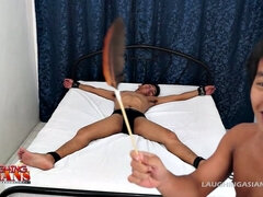 아시안, 본디지, 발, 페티쉬, 게이