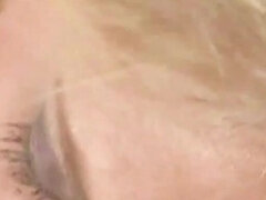 Stor kuk, Blondin, Avsugning, Cougar, Sperma i munnen, Mogen, Milf, Pov