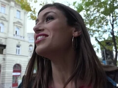 Spanish Beauty Gives Messy Head