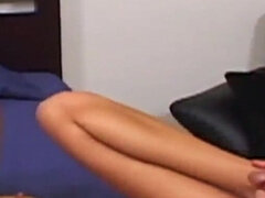 18, Stor kukk, Store pupper, Brunette, Føtter, Fotjobb, Fitte, Tenåring