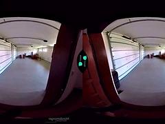 Tridimensionnel, Amateur, Sucer une bite, Brunette brune, Réalité