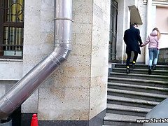 Smuk, Pik sutte, Brunette, Uskyldig, Lille kvinde, Fisse, Teenager, Bryster