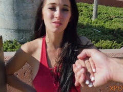 Seductive dark haired crystal rae behaving painfully (Curvaceous Angel)