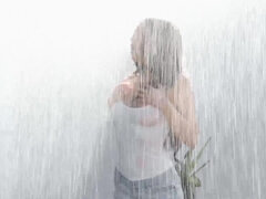 Lieveling, Pijpbeurt, Bruinharig, Rondborstig, Stel, Latijnse vrouw, Orgasme, Tieten likken