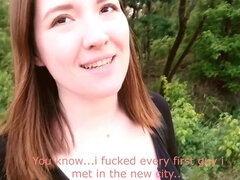 Stor rumpe, Kukk suging, Sæd i munnen, Naturlige bryster, Utendørs, Rødtopp, Russer, Tenåring