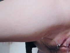 Amatör, Klitoris, Creampie, Sperma shot, Orgasm, Fitta, Grov, Sprutande