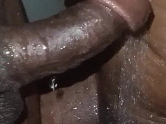 Cuarto de baño, Gorda, Pareja, Corridas, Casero, Indio