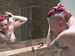 아마추어, 큰 가슴, 체코인, 핑거링, 나이든, 밀프, 혼자, 문신