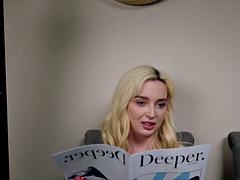 Deeper. Petite blonde Lexi gets filled by Antons thick BBC