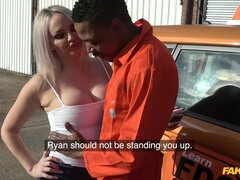 Interracial sex with Louise Lee and black mechanic