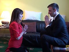 Velký zadek, Velké péro, Kuřba, Britské, Brunetka, Stříkání spermatu, Fetiš, Dospělé