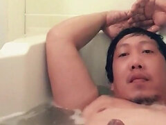 Big Belly Daddy Jerks His Cock Like a Real Man