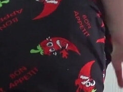 Big Tits Try on Many New Bras, Big Butt Changes Panties in Front of the Mirror, Camera Watches. Curvy MILF with Bouncing Boobs.