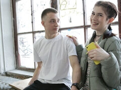 Teen angel enjoying hot fuck