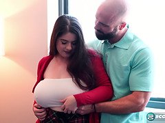 Diana Eisley gets her big tits and hairy pussy pounded in a steamy, kinky session