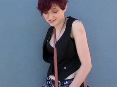 Heavenly underwaight teenage tart Naomi Clark featuring hot sex action ending with cumshot in the flophouse