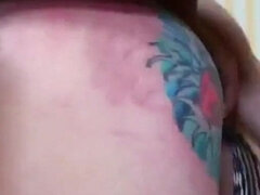 Busty blonde Adrianna Nicole sucks and fucks cock with her ass for cum