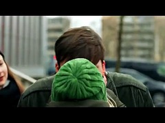 Blondinka, Rjavolaska, Oblečena ženska in nag moški, Evropska, Zrela