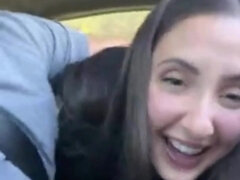 Любители, Минет, Брюнетки, В машине, Глубокая глотка, Ласковые ручки, Хд, На публике