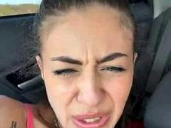 Amatőr, Kisbaba, Szőke, Gépkocsi, Fétis, Nyilvános, Egyedül, Begyek