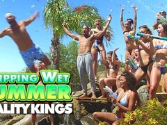 Seductive Van and Robby's pussy eating trailer