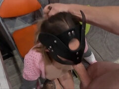 素人, デカチン, フェラチオ, 口内発射, イく瞬間, 彼女, 自家製, ロシア人