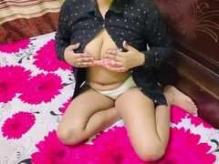 Indian schoolgirl Ena pleasures herself with her big ass and beautiful body