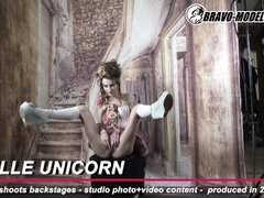 Magnificent Adelle Unicorn and Adelle's tudio dirt