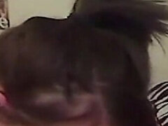 18, Amatør, Pik sutte, Brunette, Tysk, Pov, Teenager