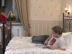 Anal, Pik sutte, Brunette, Hårdt, Teenager