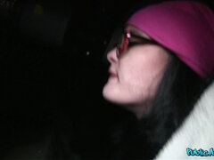 Amatør, Pik sutte, Komme på ansigtet, Briller, Udendørs