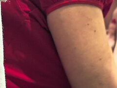 素人, ブロンド, フェラチオ, カップル, 中出し, ヒール, 下着, 熟年